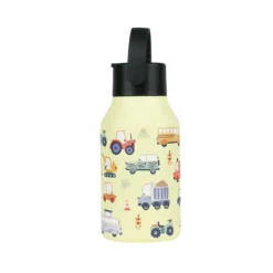 Runbott Garrafa Termo Sport 350ml Marta Munte Road Taupe | Com Palhinha e Tampa Fácil de Abrir
