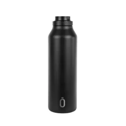 Runbott Garrafa Térmica Mii 60 Benfica 600ml | Escudo Black | Mantém Frio 32h & Quente 24h