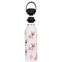 Runbott Garrafa Térmica Mii 60 Bulldog 600ml | Design Marta Munté | Mantém Frio 32h & Quente 24h
