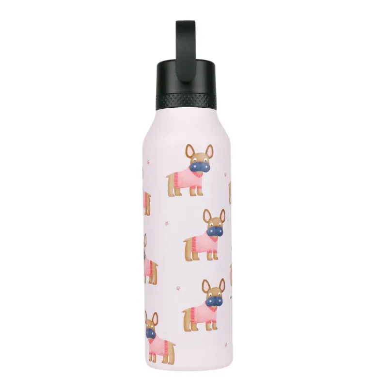 Runbott Garrafa Térmica Mii 60 Bulldog 600ml | Design Marta Munté | Mantém Frio 32h & Quente 24h