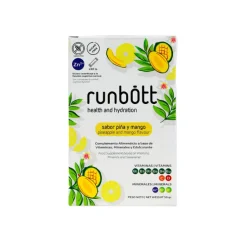 Runbott Health & Hydration Ananás e Manga 10 Saquetas | Multivitamínico