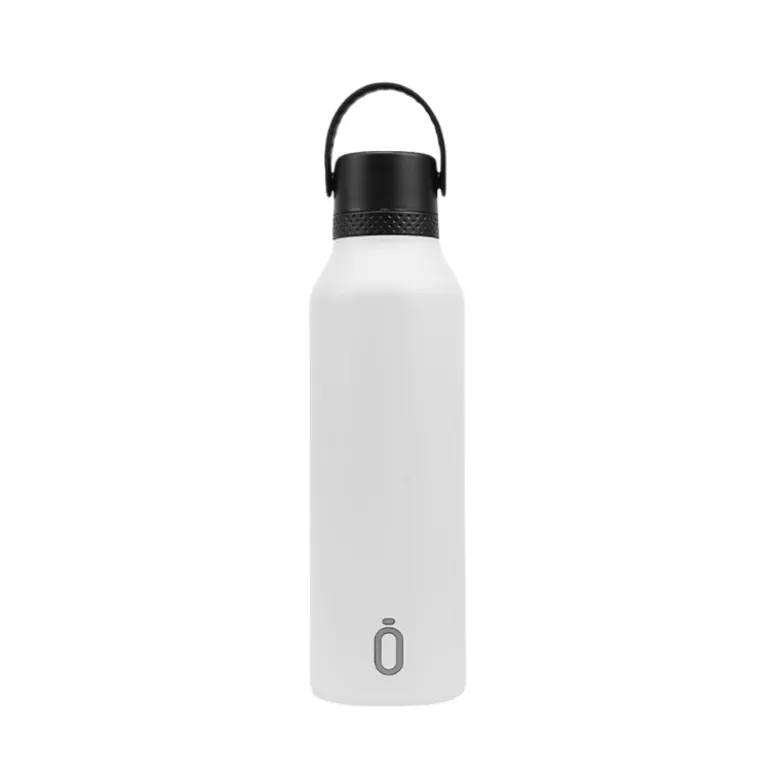 Runbott Mii Garrafa Termo 600ml Branca | Mantém as Bebidas por até 36h