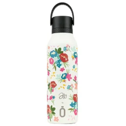 Runbott Mii 60 Garrafa Térmica Abigail Morales Bouquet 600ml | Padrão Floral - Bebidas frias 32h, quentes 24h