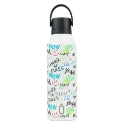 Runbott Mii 60 Garrafa Térmica Berreca Graffiti 600ml | Isolamento vácuo frias 32h, quentes 24h