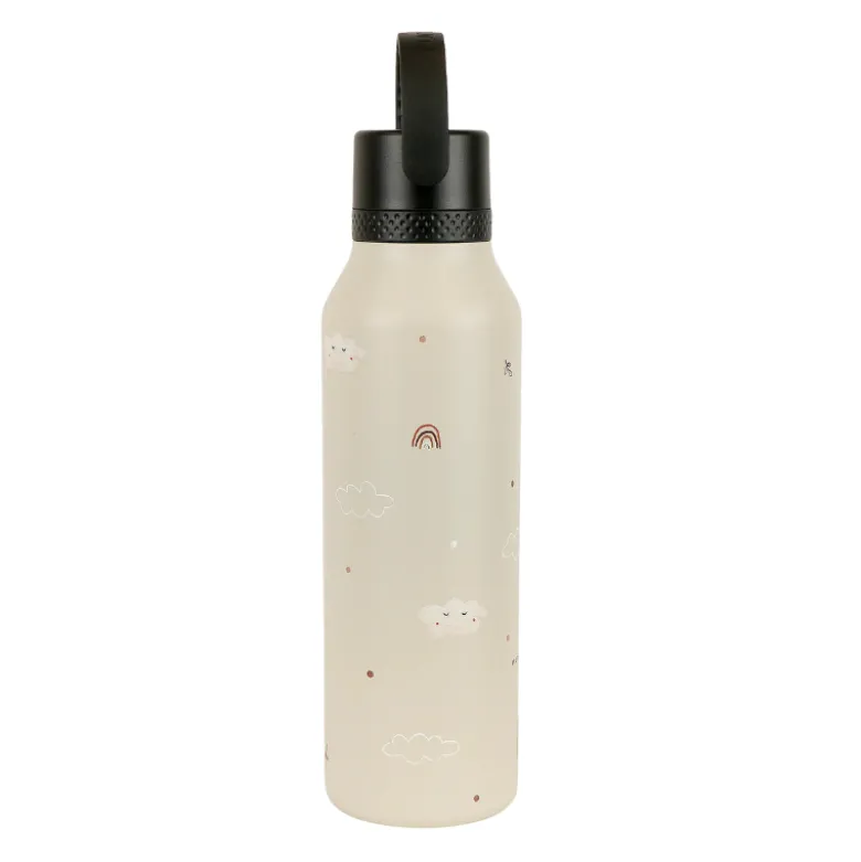 Runbott Mii 60 Safari Clouds Garrafa Térmica 600ml | Ilustração Exclusiva Marta Munté | Frio 32h & Quente 24h