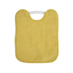 Saro Babete de Felpo Plastificado Com Elástico Mostarda +6M