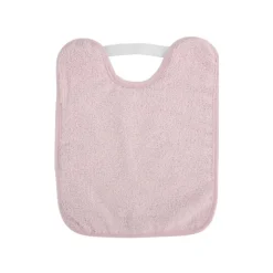 Saro Babete de Felpo Plastificado Com Elástico Rosa +6M