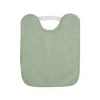 Saro Babete de Felpo Plastificado Com Elástico Verde +6M