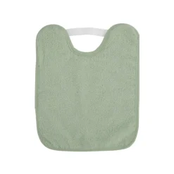 Saro Babete de Felpo Plastificado Com Elástico Verde +6M