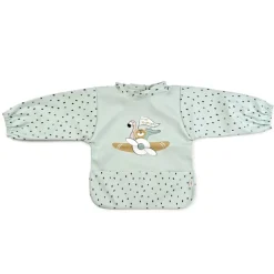 Saro Babete Impermeável com Mangas Little Explorers | Ajustável com Velcro | Fácil Limpeza