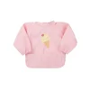 Saro Babete Impermeável com Mangas Rosa Gelado