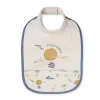Saro Babete Impermeável Good Vibes | Ajustável com Velcro | Fácil Limpeza
