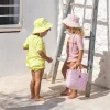 Saro Chapéu de Proteção Solar Tropicool Mint 18-36Meses | Reversível com Cordões