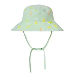 Saro Chapéu de Proteção Solar Tropicool Mint 0-6Meses | Reversível com Cordões