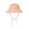 Saro Chapéu de Proteção Solar Tropicool Pink 6-18 Meses | Reversível com Cordões