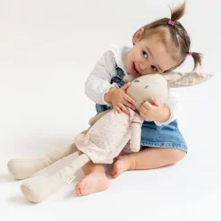 Saro Coelhinho de Pano Gigante Cotton Bunnies Lily - Peluche Bebé Suave e Decorativo