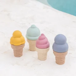Saro Conjunto Brinquedos Praia Gelados | Silicone Alimentar
