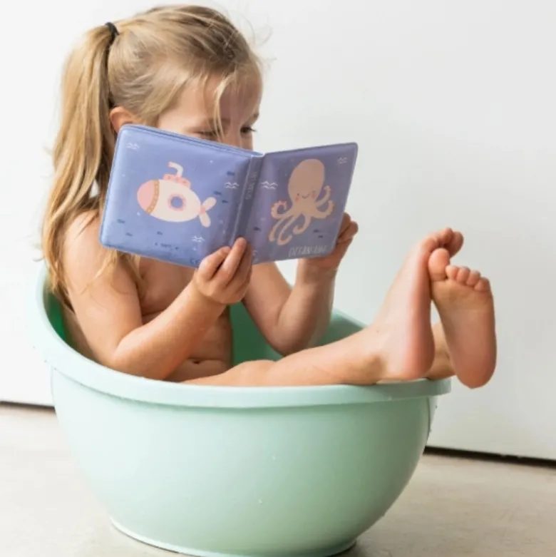 Saro Livro de Banho Azul Polvo +6M