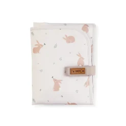 Saro Muda Fraldas Portátil Cotton Bunnies | Dobrável e Compacta | Forro Impermeável