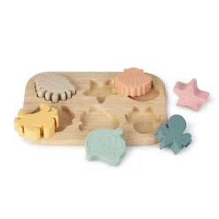 Saro Puzzle Madeira Sea Life +9M | Vida Marinha Encaixável Educativo FSC