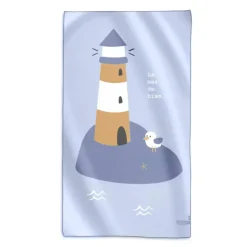 Saro Toalha de Microfibra Navy Hugs 90x160cm | Leve, Superabsorvente e de Secagem Rápida