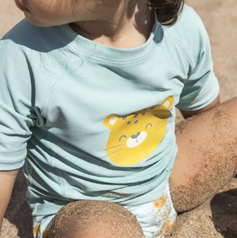 Saro T-shirt Proteção Solar Verde Claro 6-9M