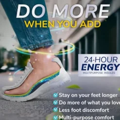 Scholl 24H Energy Palmilhas Homem T40-47 | Conforto e Suporte no Uso Diário