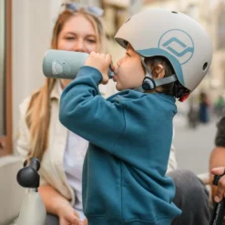 Scoot&Ride Capacete Infantil XXS-S Areia 45-51cm | Com Luz LED e Fecho Magnético