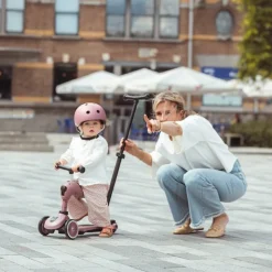 Scoot&Ride Highwaykick 1 Push&Go Trotinete Amora | 1-3 Anos | Com Pega Empurrar Adulto