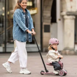 Scoot&Ride Highwaykick 1 Push&Go Trotinete Amora | 1-3 Anos | Com Pega Empurrar Adulto