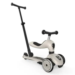 Scoot&Ride Highwaykick 1 Push&Go Trotinete Areia | 1-3 Anos | Com Pega Empurrar Adulto
