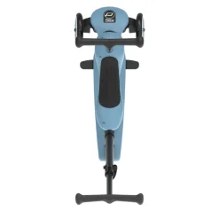 Scoot & Ride Highwaykick 1 Push&Go Trotinete Evolutiva Azul 3 em 1 | 1-3A Pega Empurrar, Assento Regulável sem Ferramentas