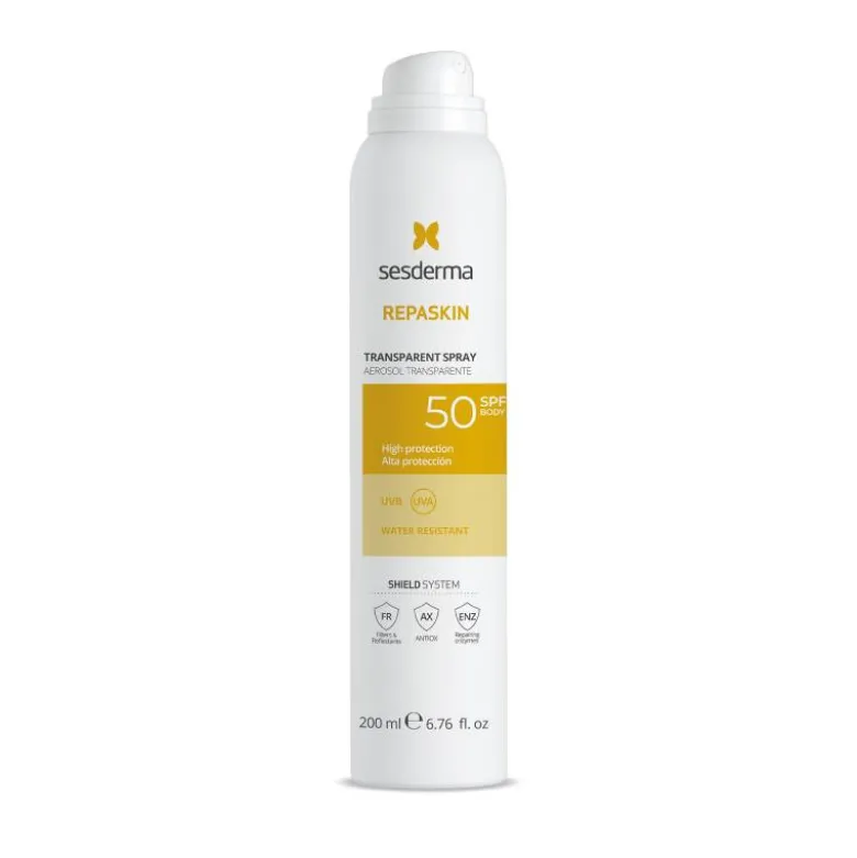 Sesderma Repaskin Corporal SPF50 Aerossol Transparente 200ml