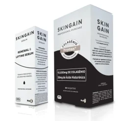 Skingain Pack 30 Saquetas + Sérum Lifting Oferta | Tratamento Completo Anti-Idade