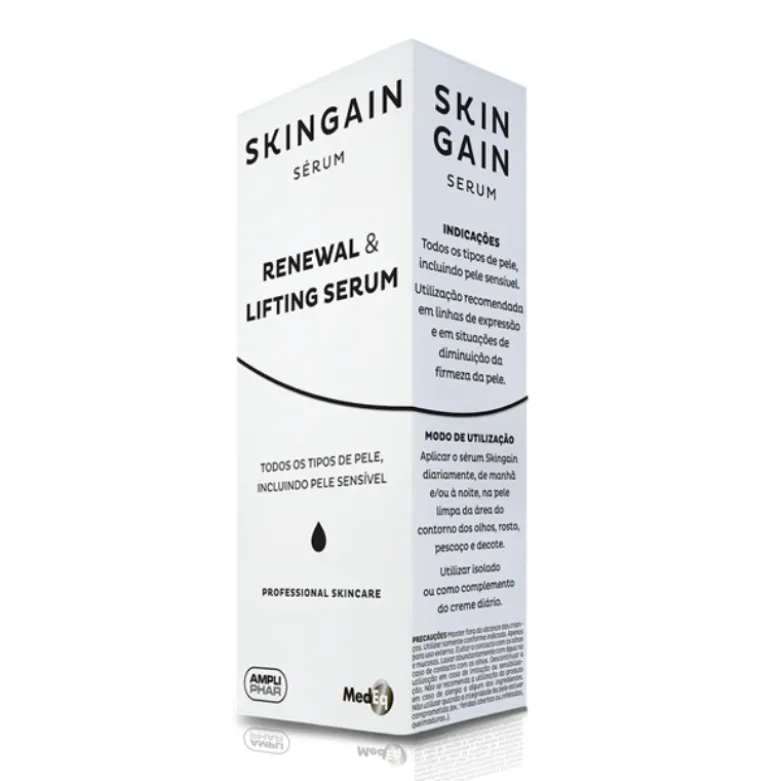 Skingain Sérum Renovador & Lifting 30ml | Reduz Rugas e Linhas de Expressão.