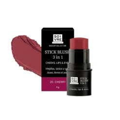 Soivre Cosmetics Stick Blush 3em1 Cherry 4g