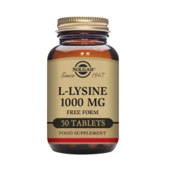 Solgar L-Lysine 1000mg 50 Tablets