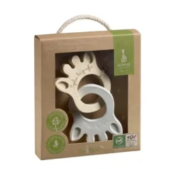 Sophie La Girafe Anel de Dentição Silicone e Madeira