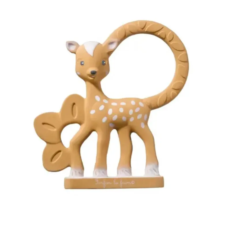 Sophie la Girafe Anel Dentição Fanfan O Veado +0M | Alívio Gengivas Bebé Natural