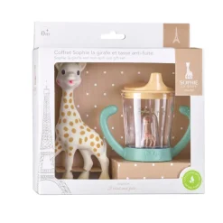 Sophie La Girafe Coffret Girafa + Copo Anti-Fugas