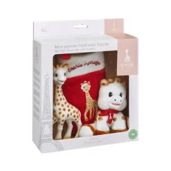 Sophie La Girafe Set o Meu Primeiro Natal | Presente com Peluche e Meia