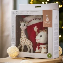 Sophie La Girafe Set o Meu Primeiro Natal | Presente com Peluche e Meia