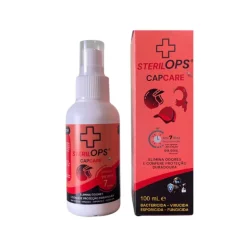 SterilOPS CapCare Spray 100ml Higiene e Proteção para Capacetes e Headwear