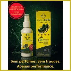 SterilOPS Feetclean Spray Calçado 100ml | Elimina Odores, Bactérias e Fungos