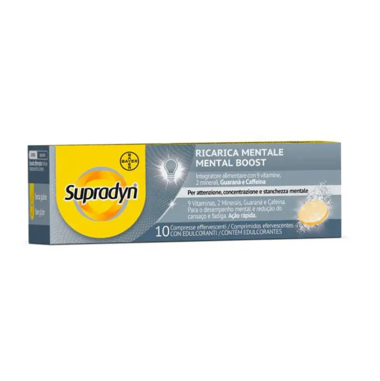 Supradyn Mental Boost Comprimidos Efervescentes x10