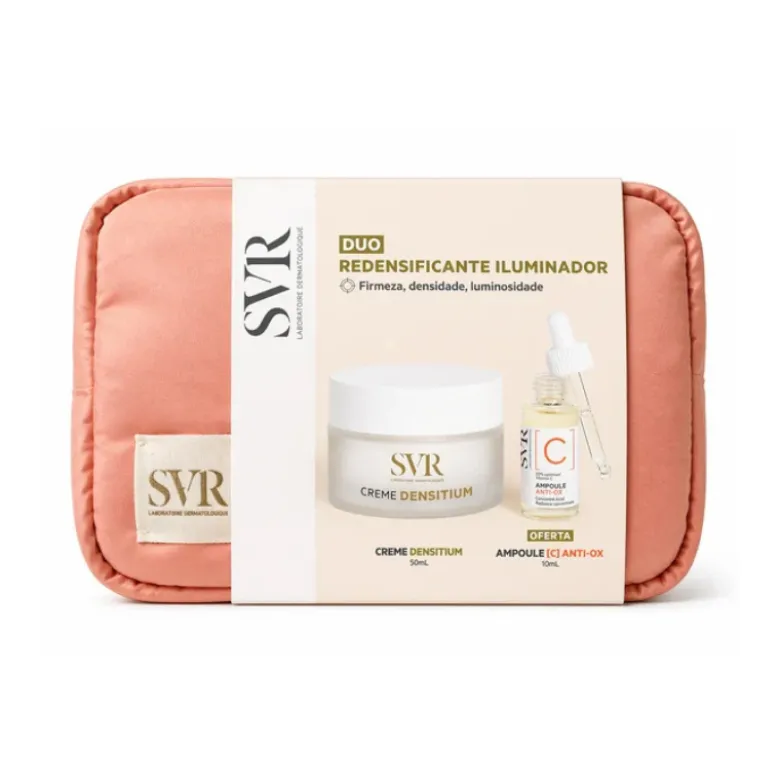 SVR Duo Densitium 50ml + Ampola Vitamina C 10ml + Bolsa | Anti-Idade Pele Madura Firmeza Luminosidade
