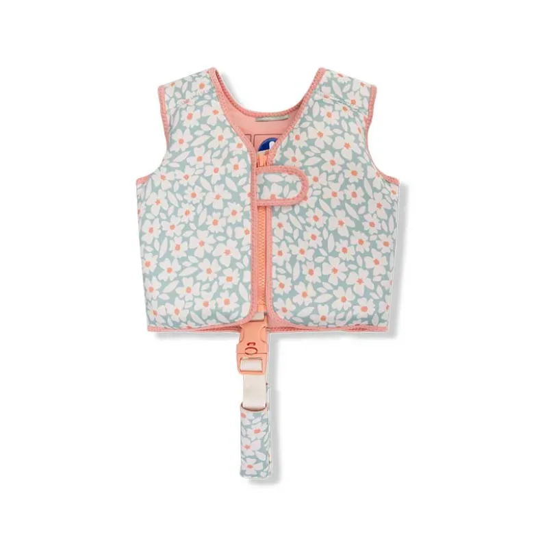 Swim Essentials Colete Natação Florish Green 2-3 Anos | 15–18kg CE