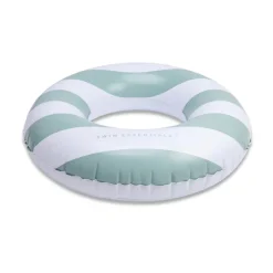Swim Essentials Swim Ring Boia Green White Stripes 90cm +6A