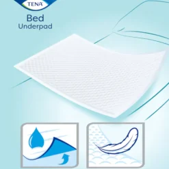 TENA Bed Plus Resguardo Cama 60x90cm Proteção Impermeável e Suave 35 Unid.