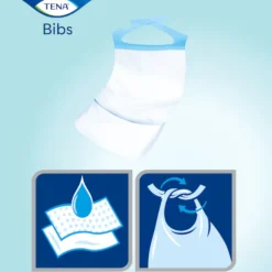 TENA Bibs Babetes Descartáveis Adulto M Proteção Refeições 150 Unidades